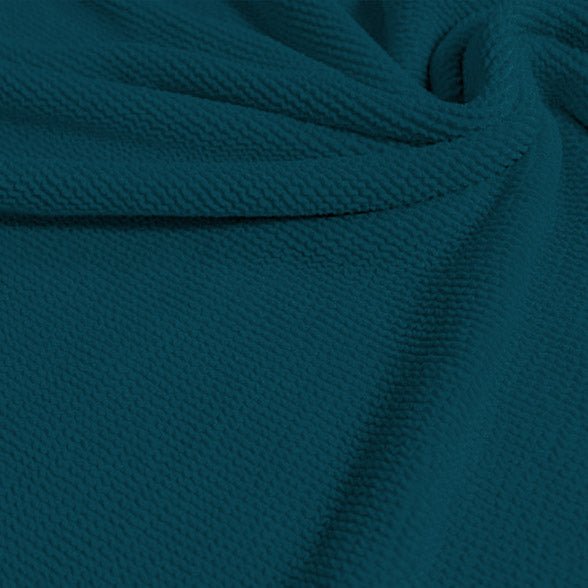 Popcorn Polyester Spandex Jacquard Fabric | Blue Moon Fabrics