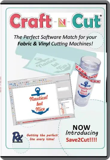 Quilters Select Craft N Cut Software Bundle with Training DVD, R-EPT, QSAS