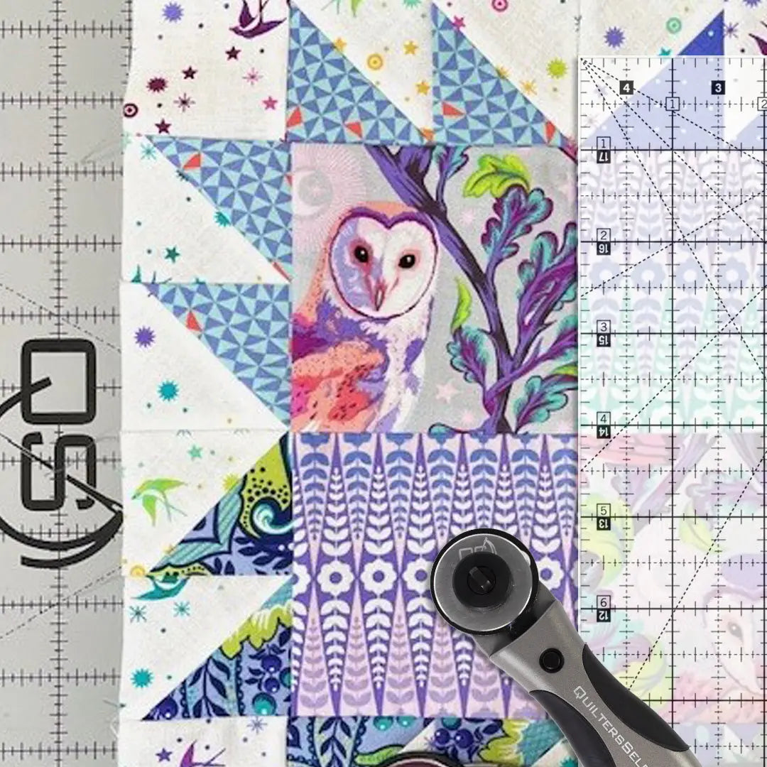 Quilters Select Non-Slip Crystal Clear Ruler 4.5���x18���