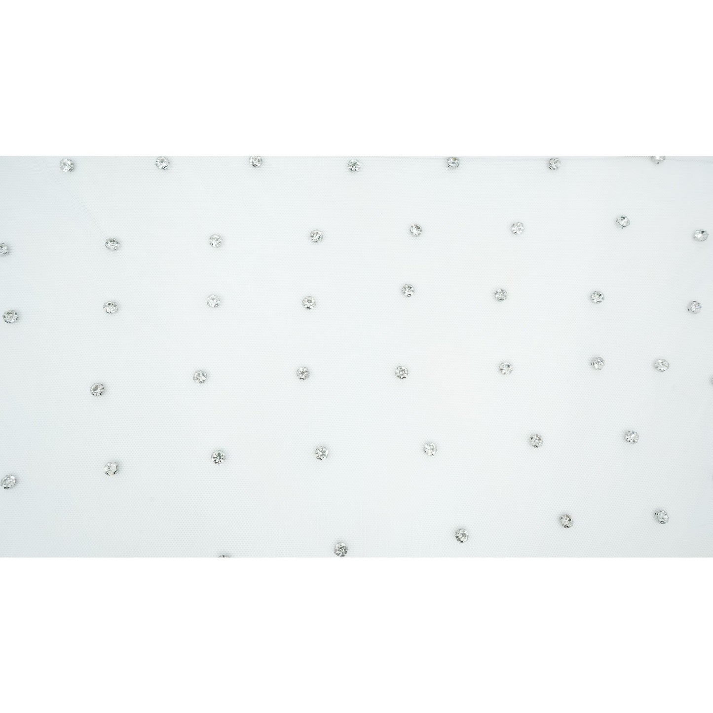 Stellar Rhinestone Stretch Mesh Fabric | Blue Moon Fabrics