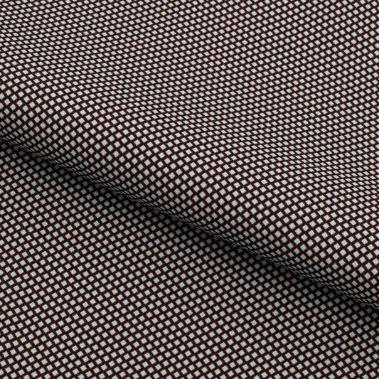 Mini Argyle Printed On Recycled Spandex Fabric | Blue Moon Fabrics
