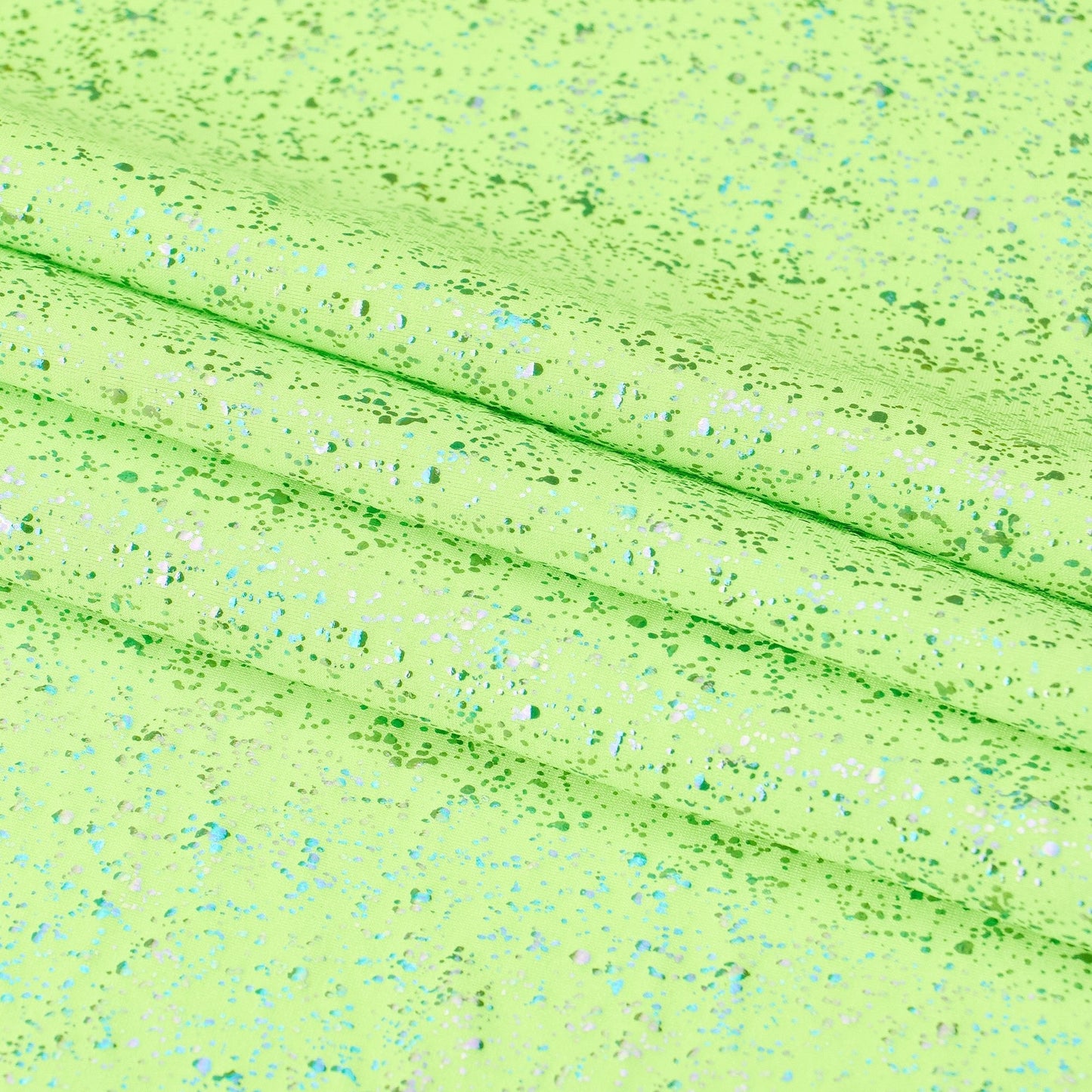 Robins Egg Speckle Spandex Fabric | Blue Moon Fabrics