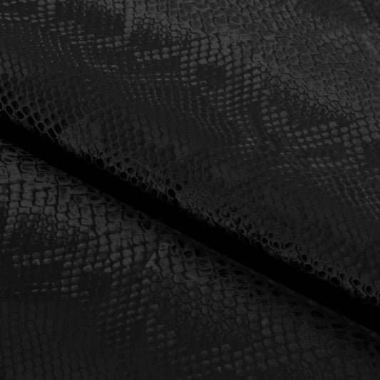 Serpent Polyester spandex Slick Vinyl Fabric | Blue Moon Fabrics