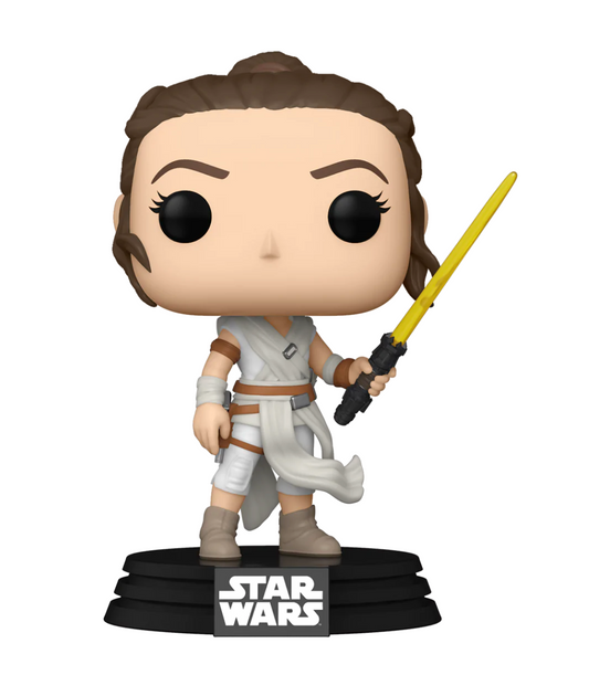 Rey with Yellow Lightsaber - The Rise of Skywalker
