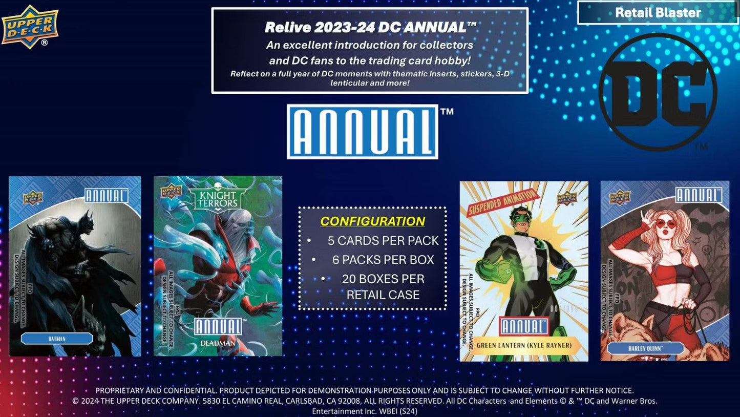 DC Annual 6-Pack Blaster Box (Upper Deck 2023/24)