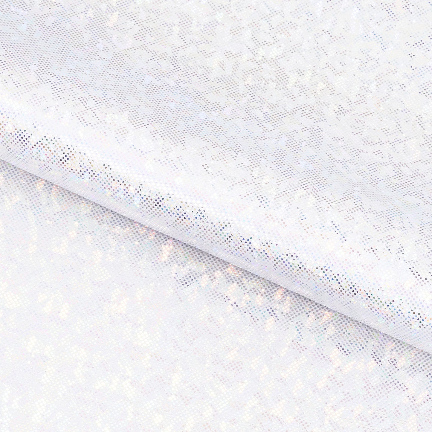 Shattered Glass Foiled Spandex Fabric | Blue Moon Fabrics