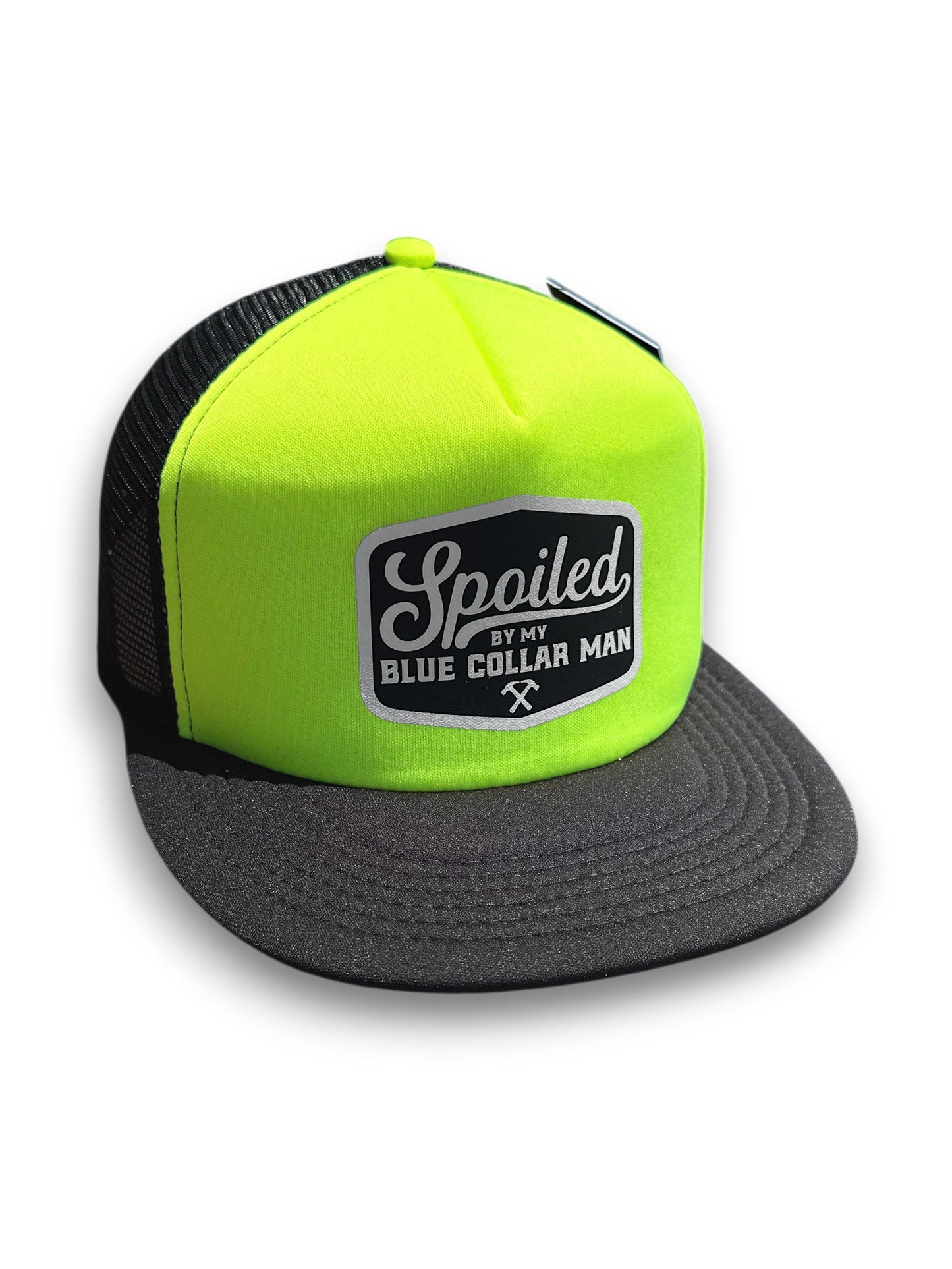Spoiled By My Blue Collar Man Trucker Hat Collection