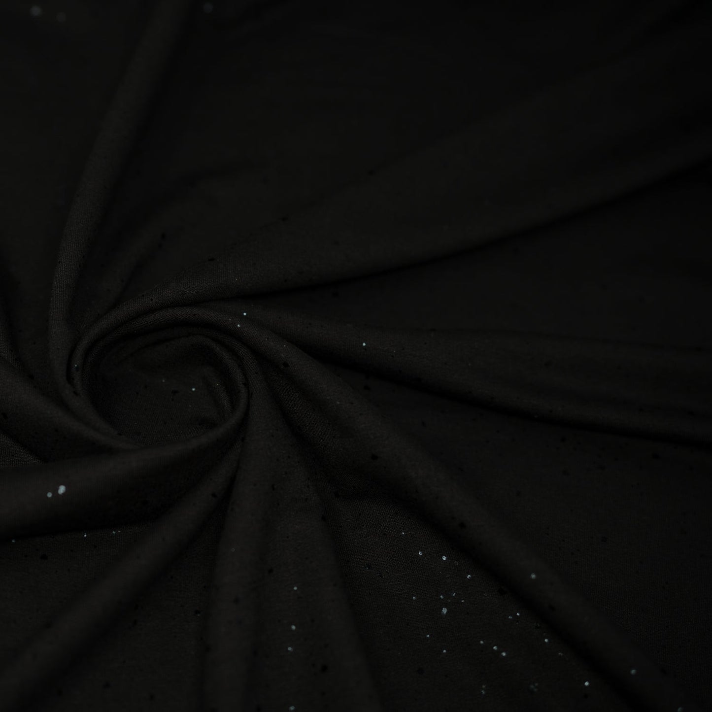 Stardust Foil Printed Stretch French Terry Fabric | Blue Moon Fabrics