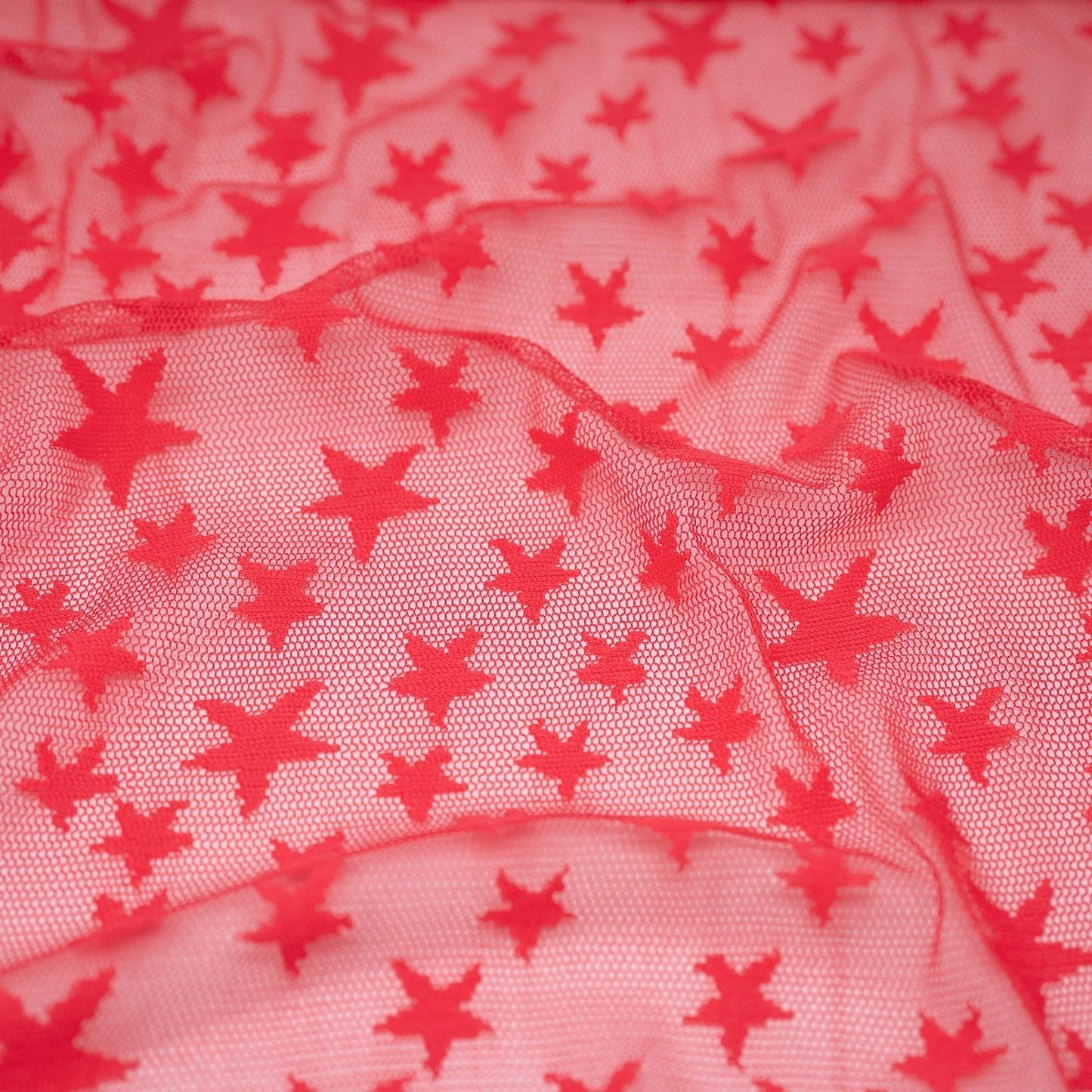 Starry Knitted Stretch Lace Fabric | Blue Moon Fabrics
