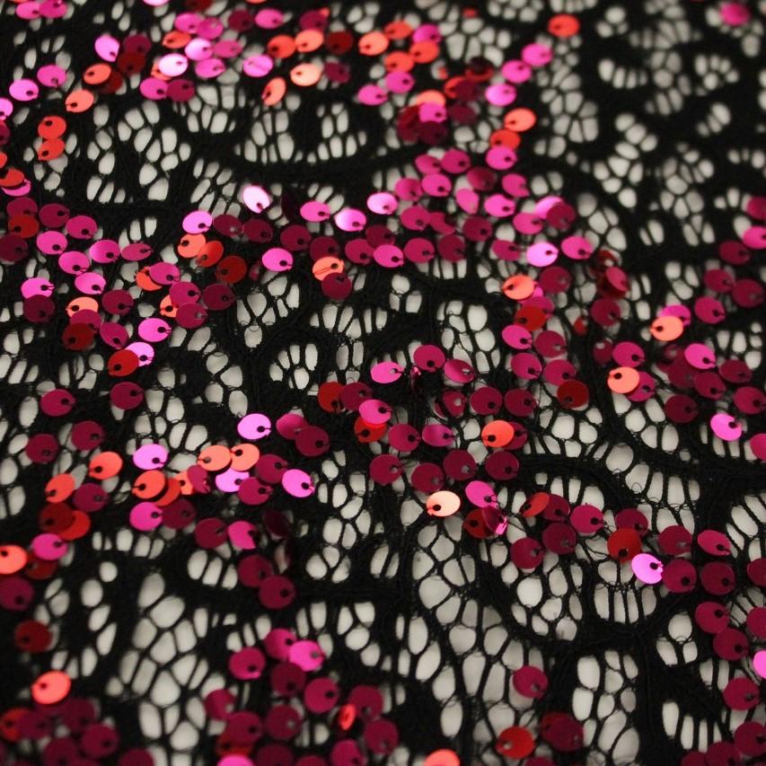 Tango Stretch Lace Sequin Fabric | Blue Moon Fabrics