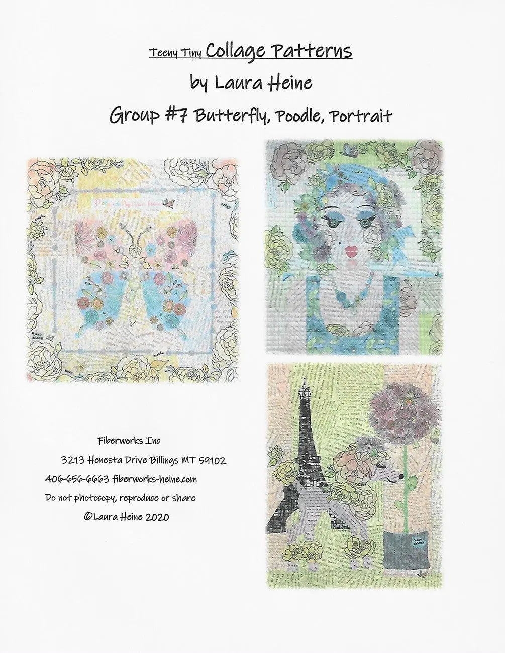 Teeny Tiny Group 7 Collage Pattern