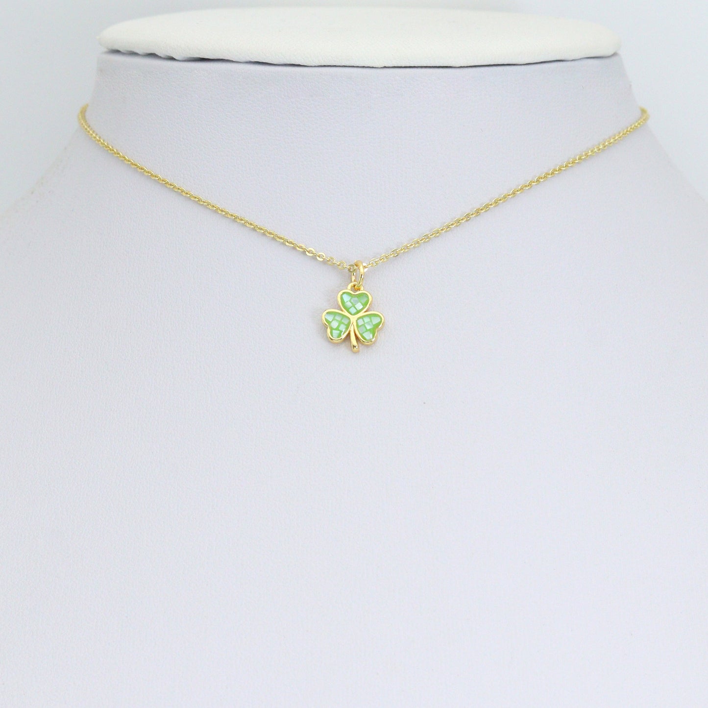 Mother of Pearl Clover Flower Pendant charm, Sku#WL25