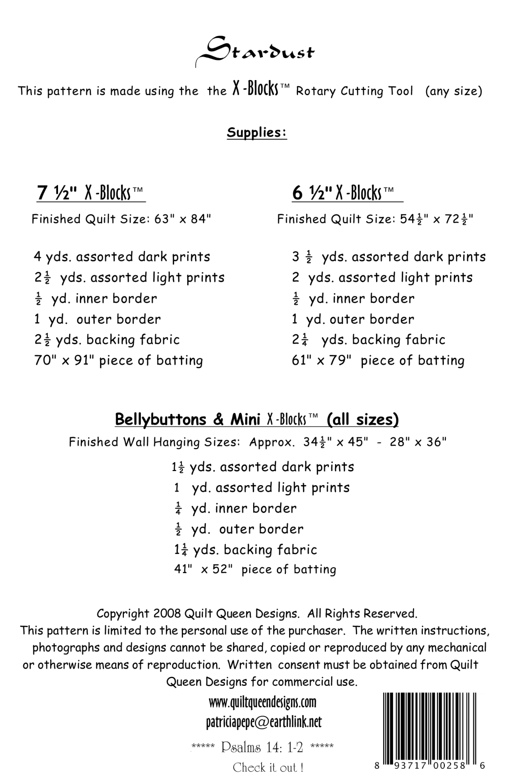 X-Block Stardust Pattern