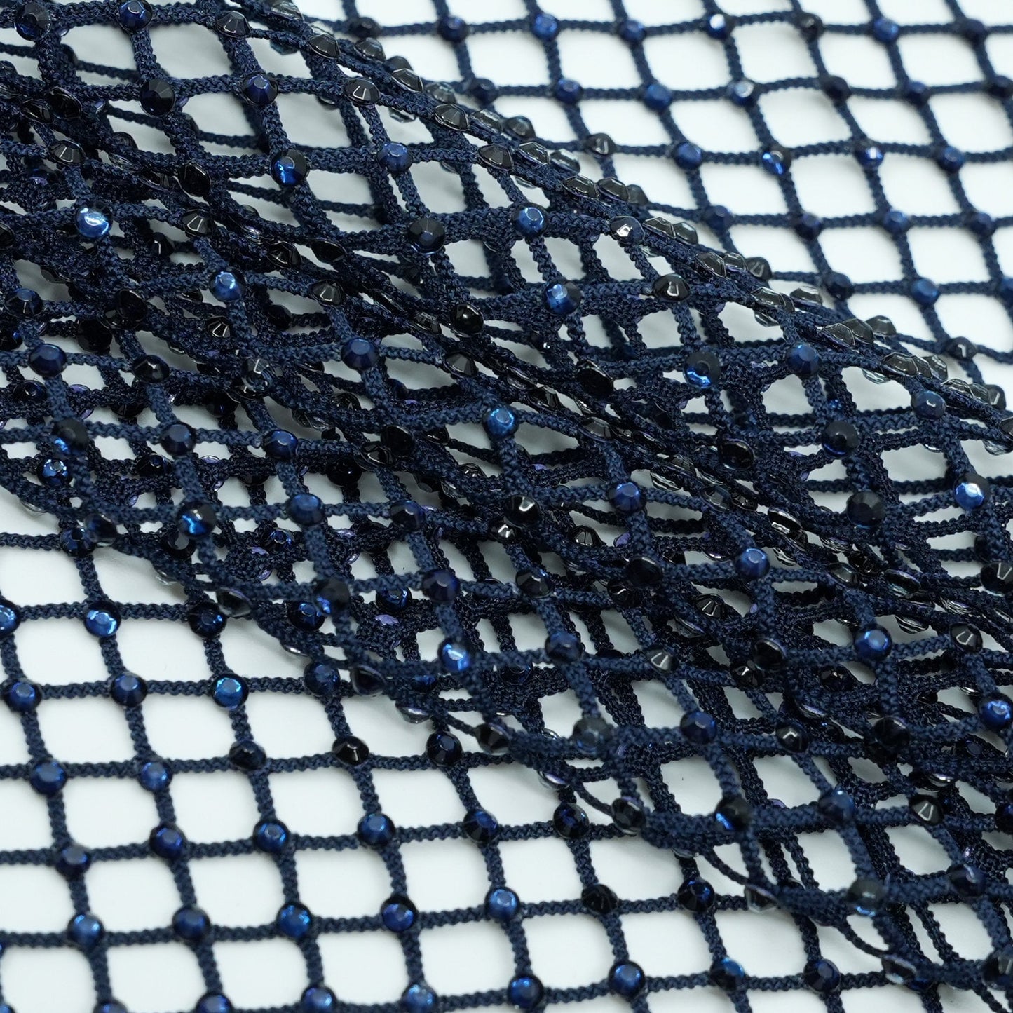 Enigma Diamond Fishnet Fabric | Blue Moon Fabrics