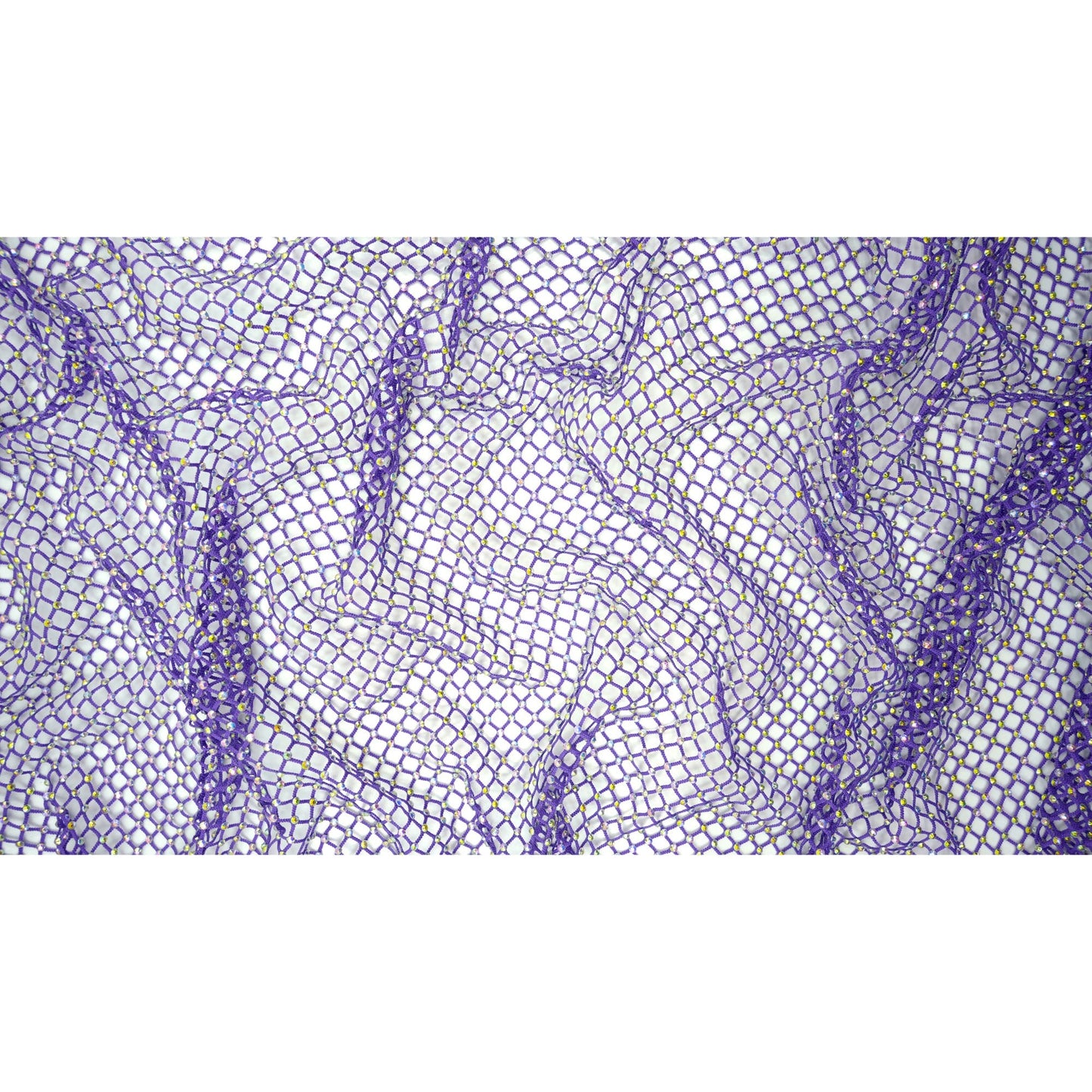 Enigma Diamond Fishnet Fabric | Blue Moon Fabrics