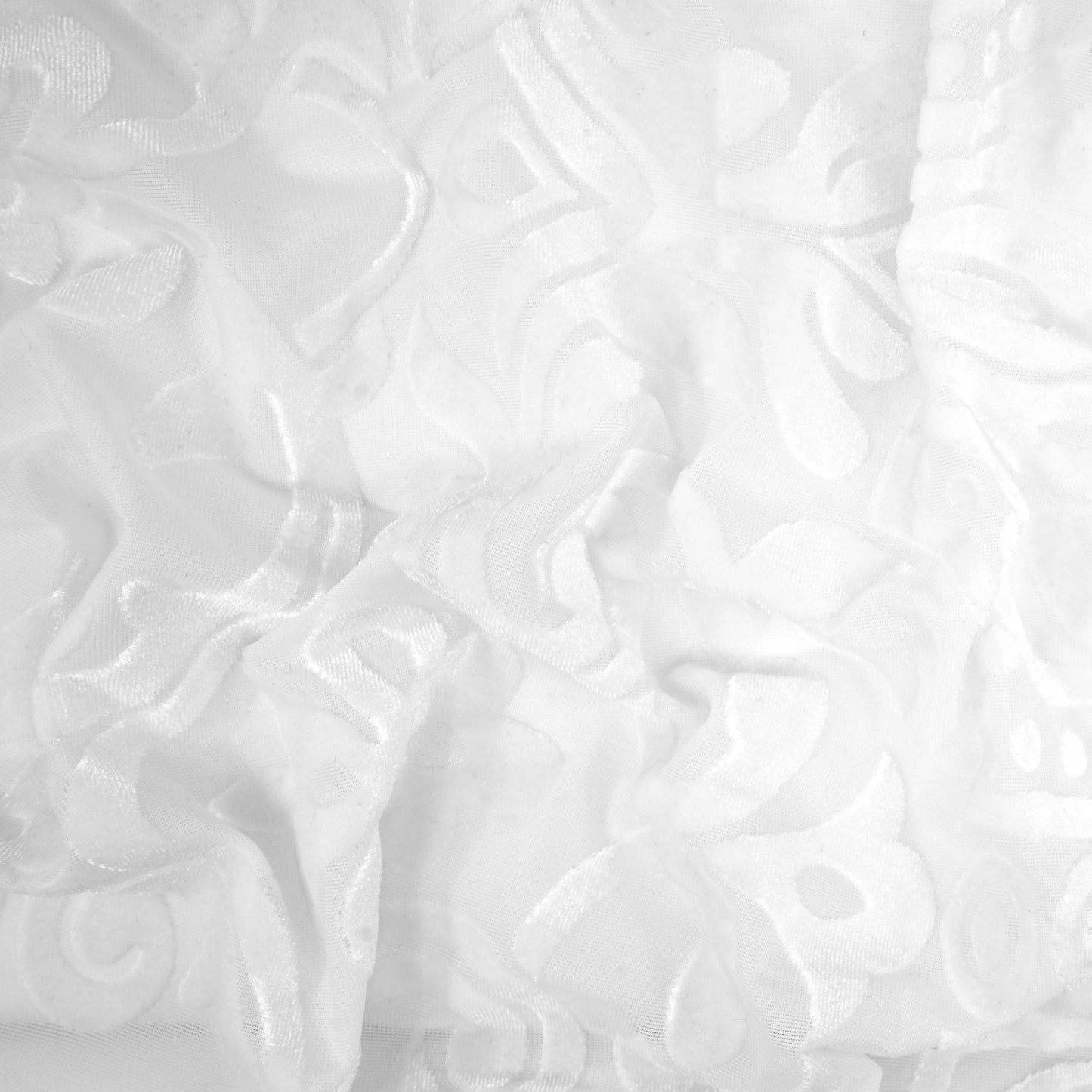 Ice Burnout Stretch Velvet Fabric | Blue Moon Fabrics