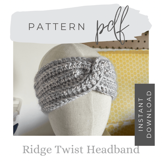 Ridge Twist Headband Pattern